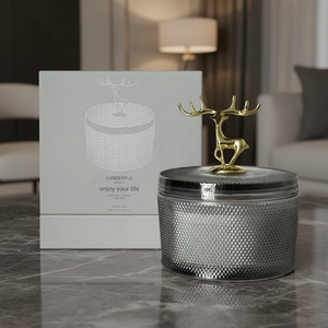 Juego de Velas Aromáticas Navideñas de Lujo, Hechas a Mano con Cera de Soya, con Etiqueta Privada Personalizada, Venta al Por Mayor - Product Image 4