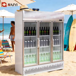 디스플레이 음료 냉장고 공냉식 칠러 냉장고 음료 진열 음료 냉장고 디스플레이 쿨러 - Product Image 4
