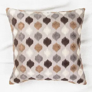 OEM new design embroidery cushion covers throw pillow cases