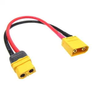 XT60H-F إلى XT90 conector 12AWG سيليكون الطاقة كابل