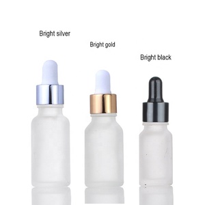 En stock 5ml 10ml 15ml <span class=keywords><strong>20ml</strong></span> 30ml 50ml 100ml Bouteille compte-gouttes en verre dépoli transparent pour cosmétiques et huiles essentielles - Product Image 2