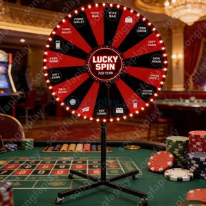 Roue de la <span class=keywords><strong>chance</strong></span> en métal pour événements, jeu de la roue de la <span class=keywords><strong>chance</strong></span>, roue de la <span class=keywords><strong>chance</strong></span> à tourner pour gagner, location pour fêtes publiques, équipement de terrain de jeux intérieur - Product Image 3
