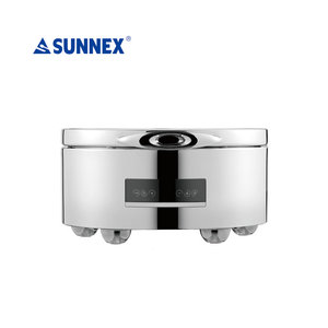 Sunnex 110V 8QT Round Electric Chafing Dish Stainless Steel <b>Buffet</b> <b>Food</b> <b>Warmer</b> for Hotel Catering - Product Image 5