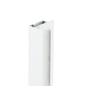 Perfil de manija KA16 SP16, negro mate/blanco mate, 2,60 m, acabado blanco mate - Product Image 1
