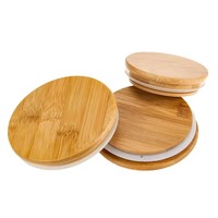 Couvercle en verre hermétique avec joint en silicone, anti-fuite, anti-déversement, anti-humidité, de qualité alimentaire, léger, réutilisable, pour bougie