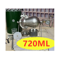Máquina para Hacer Palomitas de Maíz Manual Pequeña, Mini Palomitera