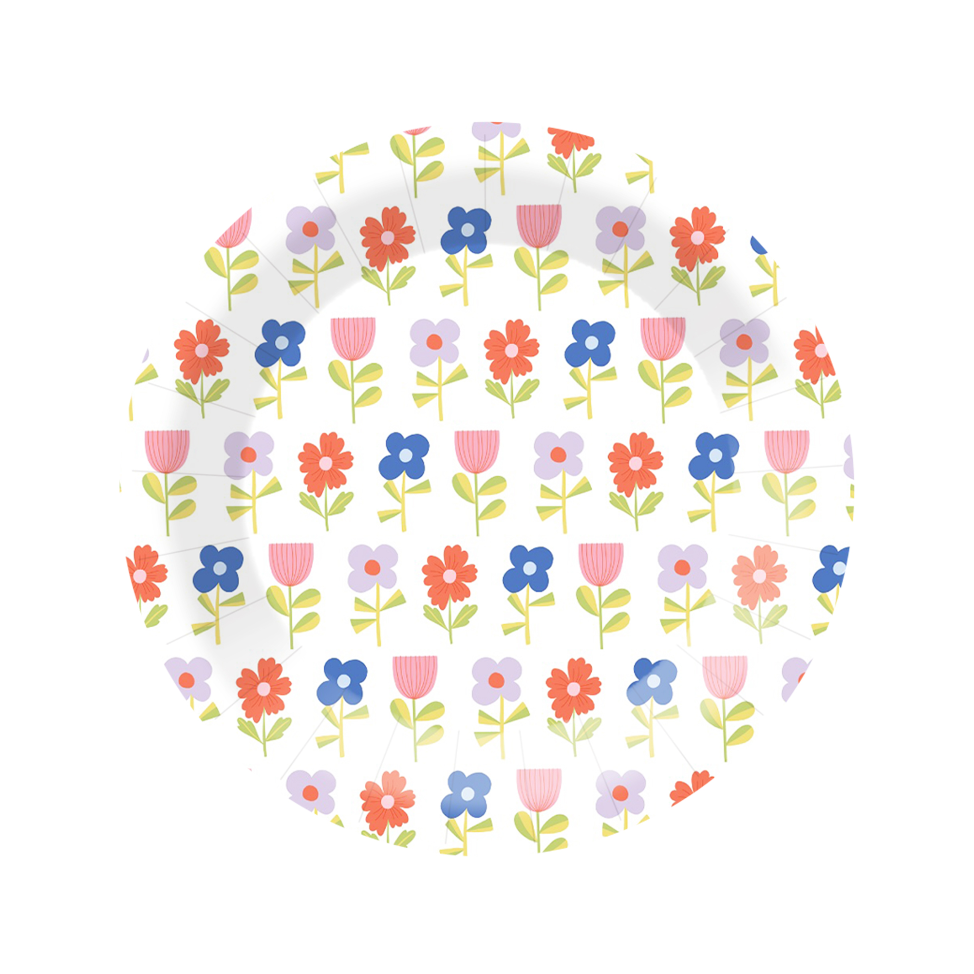 Plato de papel de 9 pulgadas * 8 piezas