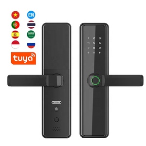 รหัสผ่านอิเล็กทรอนิกส์ล็อคประตูอัจฉริยะ WIFI Tuya ttlock ควบคุมระยะไกลด้วยลายนิ้วมือดิจิทัลแป้นพิมพ์ NFC รหัสสมาร์ทล็อคสำหรับ<span class=keywords><strong>โรงแรม</strong></span> - Product Image 2