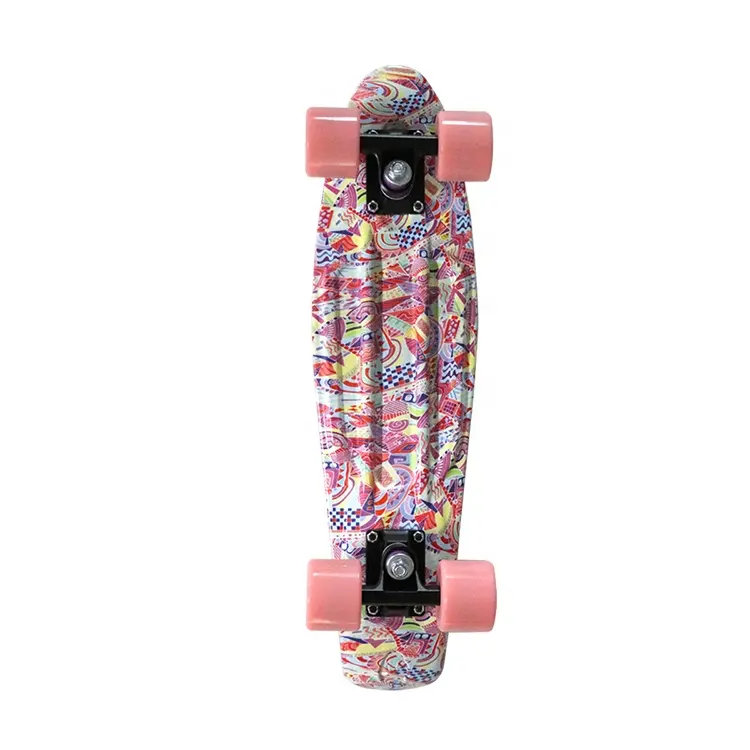 Wholesale Cheap Plastic Skateboard Custom Graphic Heat Transfer Blank Deck Skate Board Prices Skateboard Profesionales For All
