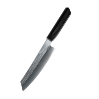 Ensemble de 2 couteaux de cuisine, lame en acier 7CrMoV, processus de forgeage, couteaux de cuisine avec manche en G10 pour couper, couteau de chef