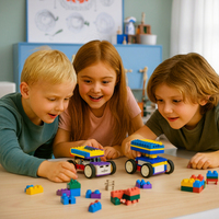 Kit de Robot de Codificación de Voz, Robot Educativo STEM para Niños en el Aula