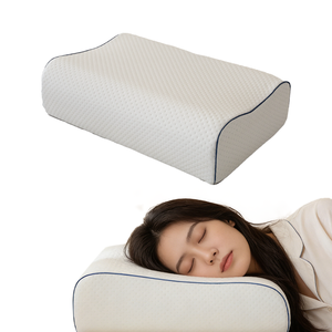 Almohada <span class=keywords><strong>de</strong></span> Espuma Viscoelástica <span class=keywords><strong>con</strong></span> Ondas B para Aliviar los Ronquidos y el <span class=keywords><strong>Dolor</strong></span> <span class=keywords><strong>de</strong></span> <span class=keywords><strong>Cuello</strong></span>, Marca YUE RISE, OEM/ODM, Logotipo Personalizado y Muestra Disponible, para Hotel - Product Image 1