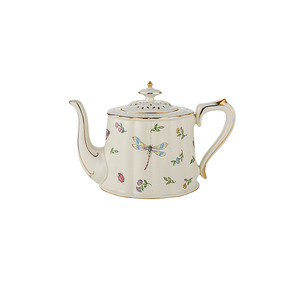 ชุดกาน้ำชาและกาแฟเซรามิกสไตล์ยุโรปย้อนยุค ลายผีเสื้อและแมลงปอสุดหรู ดีไซน์ทันสมัยสำหรับเครื่องดื่ม - Product Image 4