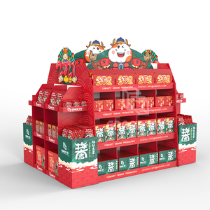 Offre Spéciale carton Affichage Chevalet Merchandising Personnalisé POP Présentoir Promotionnel Grand Plancher de Carton Présentoir Plateau - Product Image 1