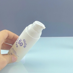 Customized Empty Plastic Lotion <b>Pump</b> <b>Bottle</b> 15 30 50ml Round Cosmetics Face Skin Care Airless <b>Pump</b> <b>Bottle</b> for Cream - Product Image 3