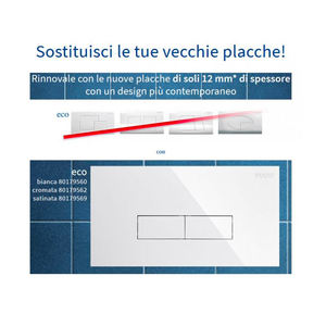 ECO Blanco CM.28-Th.1.0 Kit de Doble Botón Marco y Placa para Herramienta de Torneado - Product Image 5
