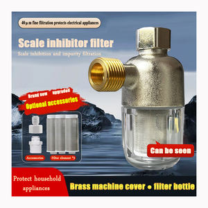 Filtro inhibidor <span class=keywords><strong>de</strong></span> incrustaciones <span class=keywords><strong>de</strong></span> latón NFJM, aplicable a calentadores <span class=keywords><strong>de</strong></span> agua eléctricos, lavadoras y robots <span class=keywords><strong>de</strong></span> limpieza. - Product Image 1