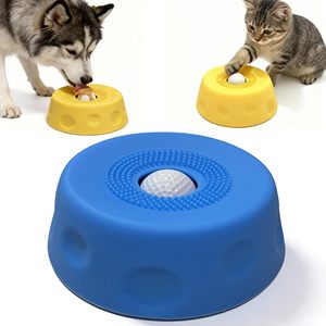 ZMaker 2026 New Silicone Dog Licking Bowl with Rolling Ball Lick and Roll Bowl for Dogs Slow <b>Feeder</b> Dog Bowls for Liquid - Product Image 1