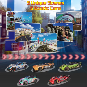 Storm Racer <span class=keywords><strong>2</strong></span>, Simulador de Carreras de Movimiento Completo, Juego de Carreras de Coches, Simulador de Conducción, Máquina de Arcade de Conducción, Juegos de Arcade de Conducción - Product Image 2