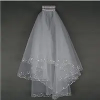 Wedding Veils with Comb for Women, 2 Layers
