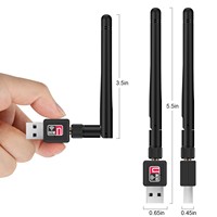 Adaptador WiFi Externo USB 2.0 de Doble Banda, Gigabit de Alta Velocidad para Laptop y PC, en Stock