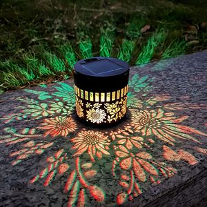 Lampe <span class=keywords><strong>murale</strong></span> solaire Mandala Tournesol, luminaire décoratif extérieur en <span class=keywords><strong>métal</strong></span>, idéal pour jardin, cour, terrasse, paysage, <span class=keywords><strong>décoration</strong></span> étanche et idyllique - Product Image 1