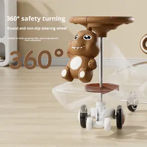 Voiture à bascule en plastique pour enfants, balançoire pour bébé de 1 à 8 ans, unisexe, roues silencieuses anti-bascule, les adultes peuvent s'asseoir et balancer - Product Image 3