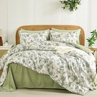 Set Sprei dan Sarung Selimut Anti-Statik Hipoalergenik Nyaman dan Stylish dari Bahan 100% Poliester untuk Penggunaan Rumah Tangga (Grosir)