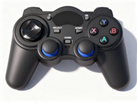 Manette de jeu sans fil ergonomique OEM 850M 2,4 GHz USB avec double joystick Plug and Play pour PC, ordinateur portable, Raspberry Pi