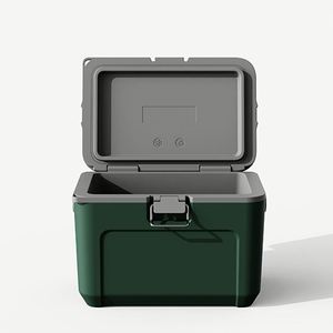 กล่องเก็บความเย็นสำหรับแคมป์ปิ้งปิกนิกกลางแจ้ง PE/PP ขนาด 16QT คุณภาพสูง ราคาประหยัด พกพาสะดวก สำหรับเก็บอาหารและกระป๋อง - Product Image 4