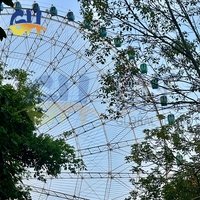 Grande Roue Géante Professionnelle de 108 Mètres avec Vue Panoramique pour Parc d'Attractions Extérieur