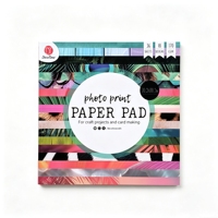 Bloc de papier photo 170 g/m² pour scrapbooking, 36 feuilles, 18 motifs, papier décoratif pour journalisation, fabrication de cartes et loisirs créatifs