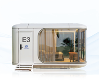Capsule spatiale mobile moderne pour hôtel spécialisé, maison bulle créative pour camping, avec vue ciel étoilé, en polycarbonate, pour pod de vie et pour salles de bain