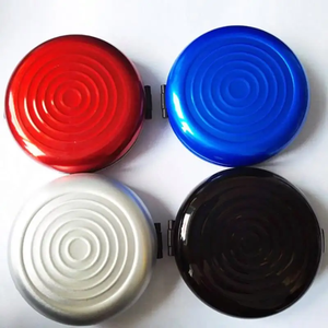 <span class=keywords><strong>Dispensador</strong></span> de monedas caliente, almacenamiento para decoración del hogar, accesorios de colección, soportes para billeteras, caja de almacenamiento redonda de aluminio, caja para monedas, monedero - Product Image 6