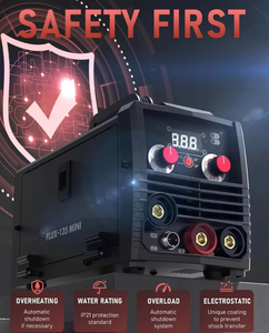 YEESTECH FLUX-135 MINI 135Amp Poste à souder MIG 110V sans gaz pour fil fourré, machine à souder 3-en-1 MIG/Lift <span class=keywords><strong>TIG</strong></span>/électrode - Product Image 2