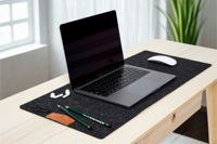 Alas Meja Felt Besar Anti-Selip Custom Pabrik, Alas Mouse untuk Keyboard, Alas Komputer, Pelindung Alas Meja Felt