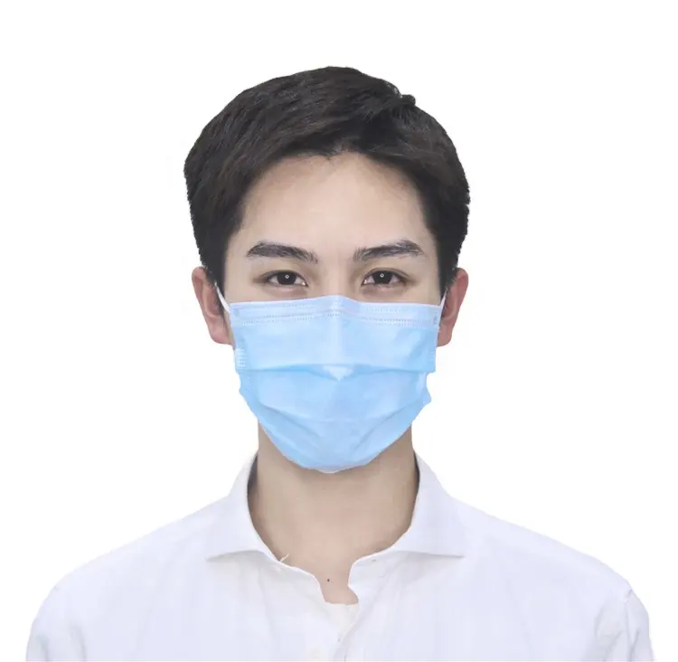 Хирургическая маска для лица CE белый список EN14683 Тип IIR одноразовые 3 слоя хирургическая маска для лица для пользы больницы