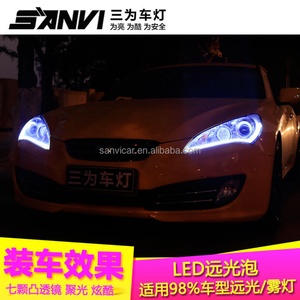 Car LED Headlight H7 <b>H4</b> 21W 6000K High Beam with Inside Fan Driver 3 Inch LED Projector Lens Headlight - Product Image 6