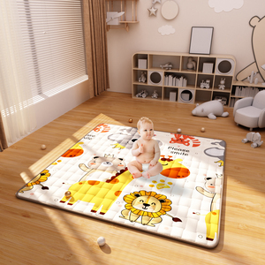 Tapis rembourré antidérapant pliable pour bébé Grand tapis de sol doux pour enfants Idéal pour parc d'enfant - Product Image 5