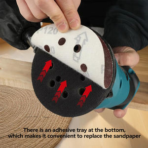 <span class=keywords><strong>Ponceuse</strong></span> orbitale aléatoire <span class=keywords><strong>sans</strong></span> <span class=keywords><strong>fil</strong></span> <span class=keywords><strong>Makita</strong></span> 18V, outils électriques miniatures pour le bricolage, le travail du bois, le polissage et le ponçage à petite échelle, moteur <span class=keywords><strong>sans</strong></span> balais - Product Image 5