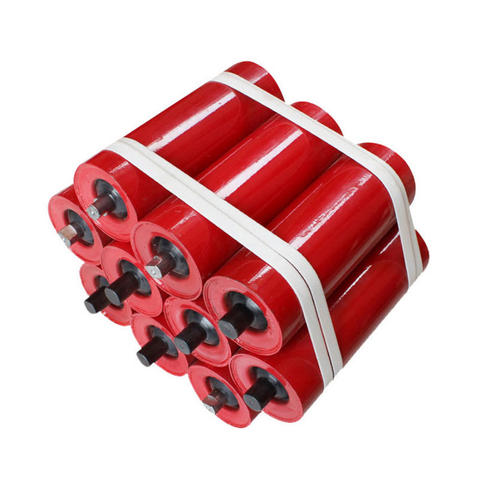 New 127mm Diameter Steel Return Roller Idler Electrostatic Spraying Carbon Steel Cast Material Material Handling Equipment Parts