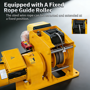 Industriële lier met fail-safe elektromagnetische rem: draadloos op afstand bedienbaar voor industrieel hijsen en trekken - Product Image 4