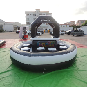 Barra inflable comercial para piscina con asientos para fiestas y eventos en el patio trasero - Product Image 2