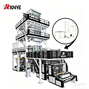 Ligne de soufflage de film à trois couches de l'extrusion au bobinage : Tête de matrice rotative 360 °   Rotation continue pour un film ultra-uniforme - Product Image 1