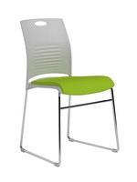 Chaises de salle de conférence ergonomiques empilables et minimalistes pour usage commercial