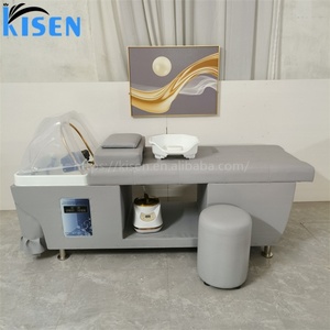 Fauteuil de massage professionnel Kisen pour salon de coiffure, lit spécial de thérapie capillaire pour barbier, équipement de lit de massage et de lavage des cheveux - Product Image 5