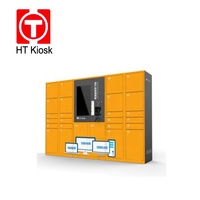 Terminal de libre-service personnalisé à écran tactile, armoire casier autoportante en acier laminé à froid pour intérieur, garantie 1 an