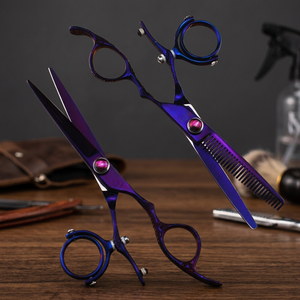 Tijeras de Corte de Pelo Rectas y Afiladas de 6 Pulgadas, con Rotación de 720 Grados, de Acero Inoxidable, para Diestros - Product Image 4