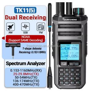 Quansheng TK11 (5) <b>Walkie</b> <b>Talkie</b> Handheld 10W Original Two-Way Radios Transceiver Wireless FM Frequency Ham Radio - Product Image 3