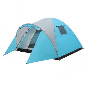 Hai Lớp 1 cửa + 1 cửa sổ ngoài trời Cắm Trại Đi Bộ Đường Dài Lều thư giãn ngủ lều thoáng khí đa màu gấp lưu trữ lều - Product Image 2